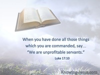 Luke 17:10